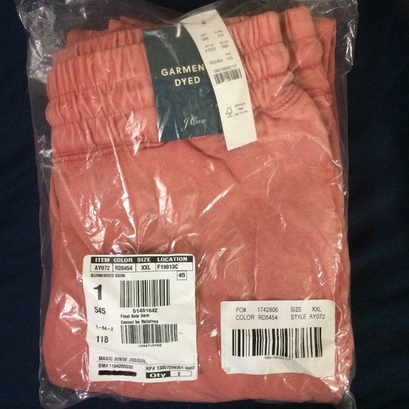 J. Crew Magic Rinse Jogger Pant XXL - Picture 8 of 9